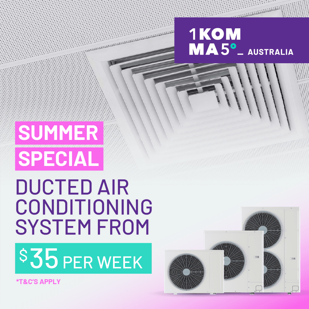Ducted Air Conditioning System from $35.00 Per Week