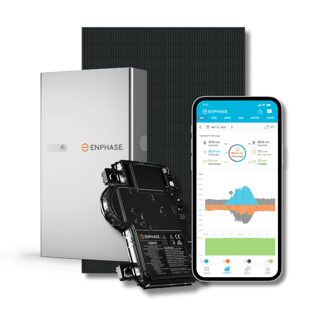 Enphase's Battery, Microinverter, and Smart Monitoring Components