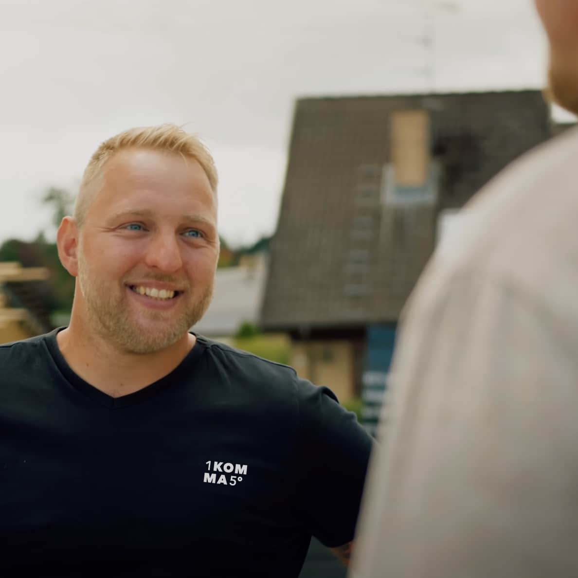 Hus med solceller på taget