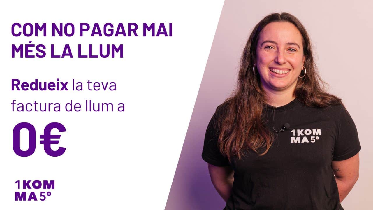 Com reduir la teva factura de llum a 0 euros amb plaques solars