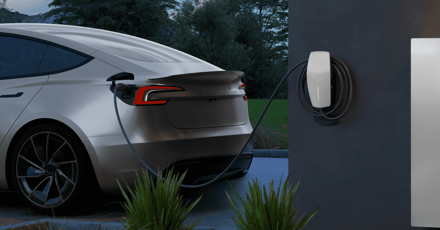 modern two storey house with solar panels on roof