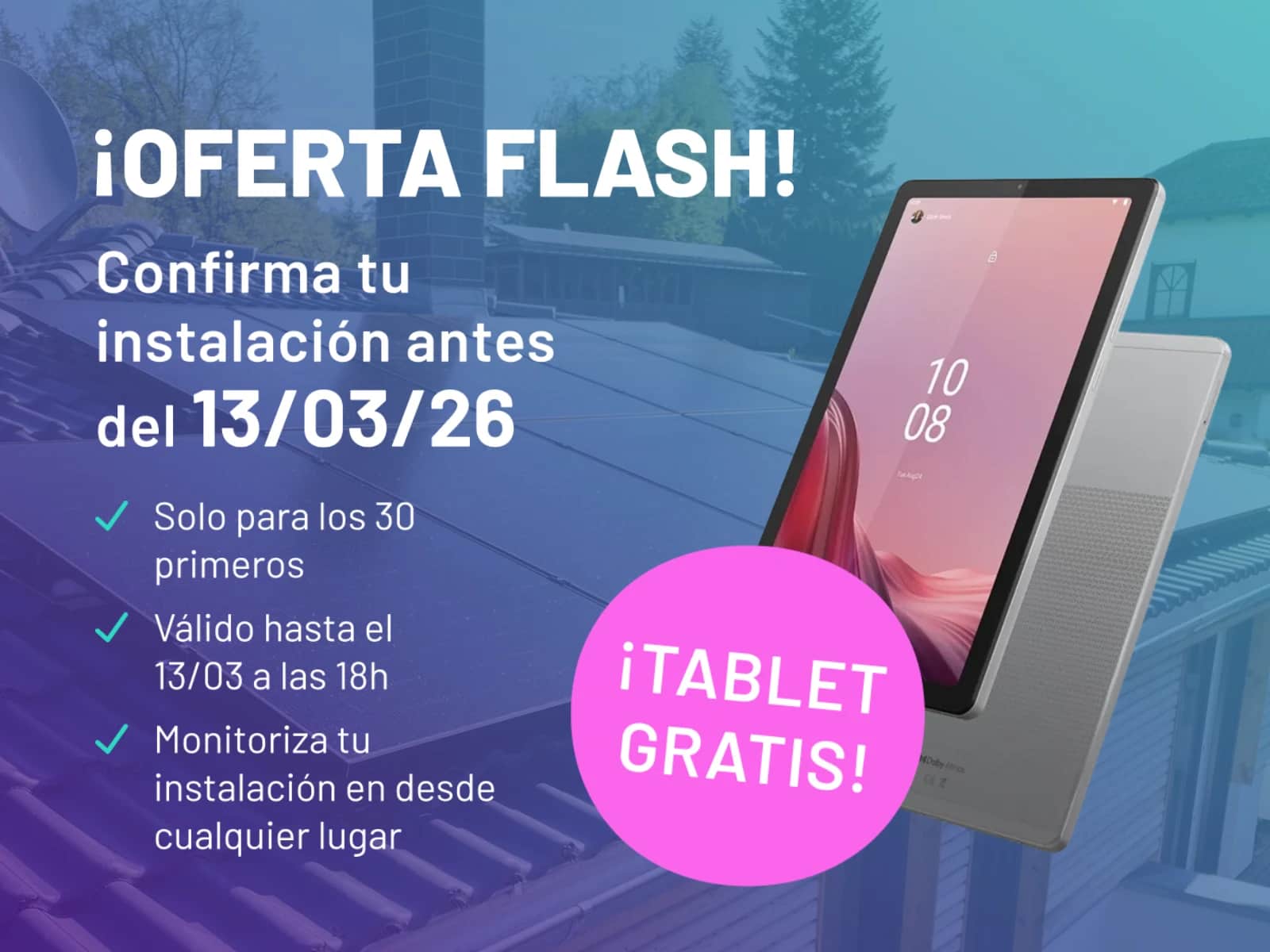 Instalación de placas solares 1KOMMA5° en el tejado de una casa moderna, listas para generar ahorro.