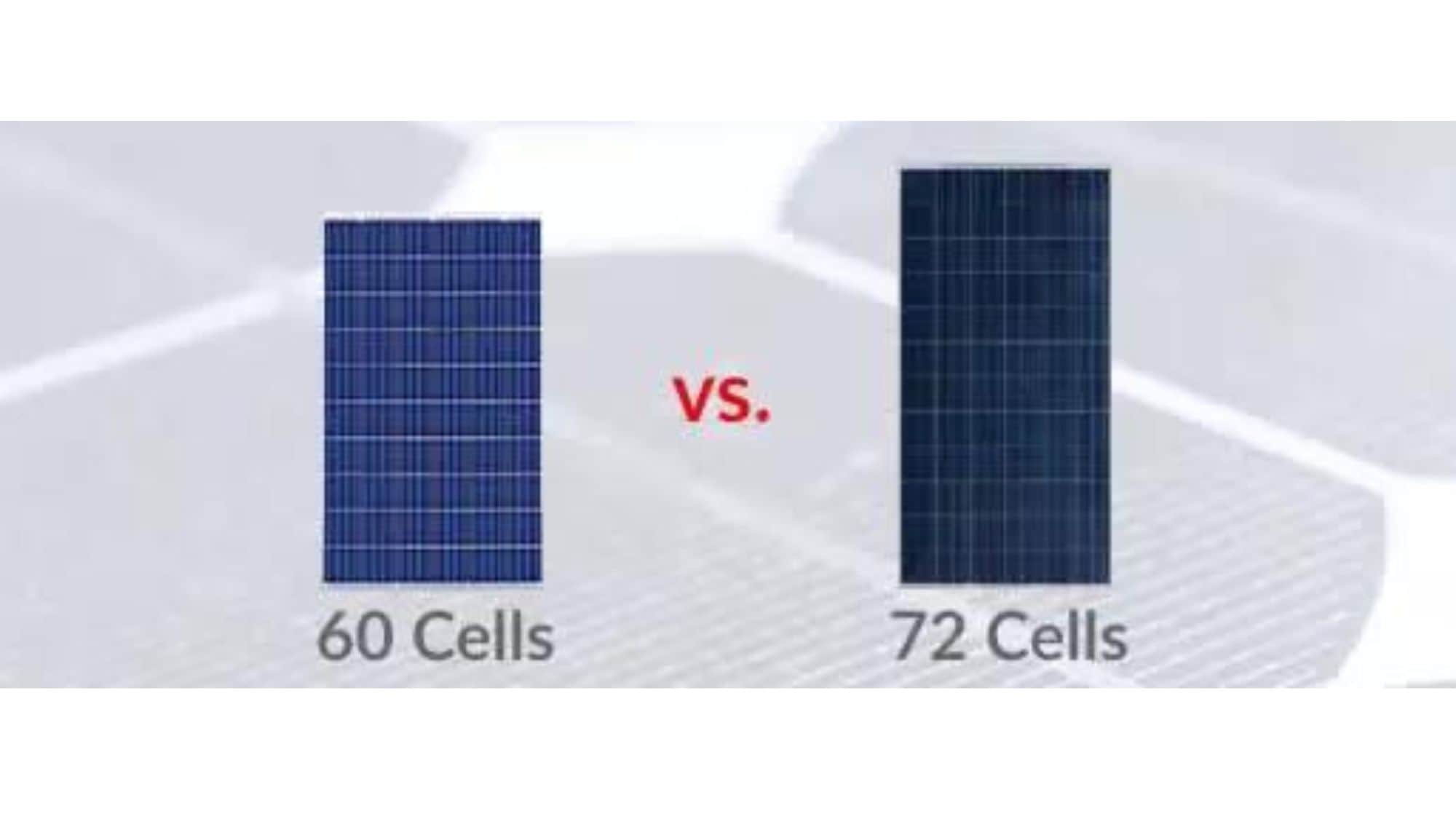 60-cells vs 70-cells solar panel