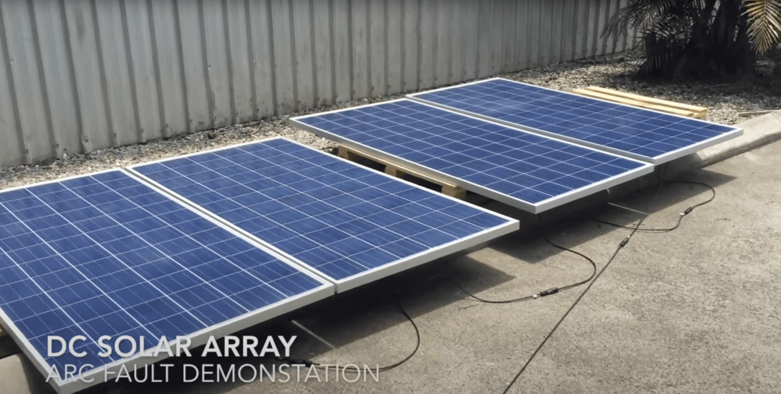 DC Solar Fault Demonstration