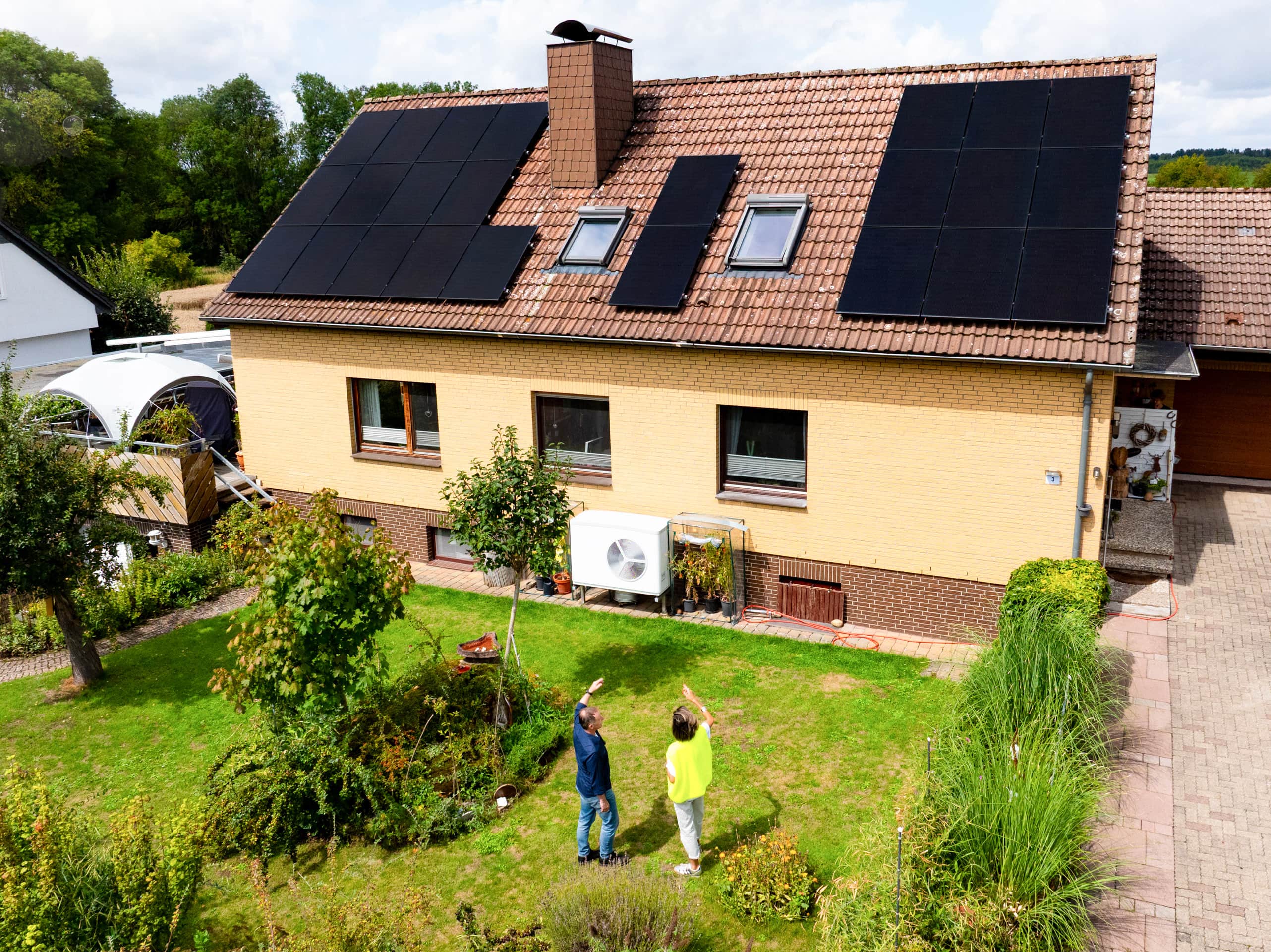 Das Energiesystem von Carsten Klinge aus der Luft