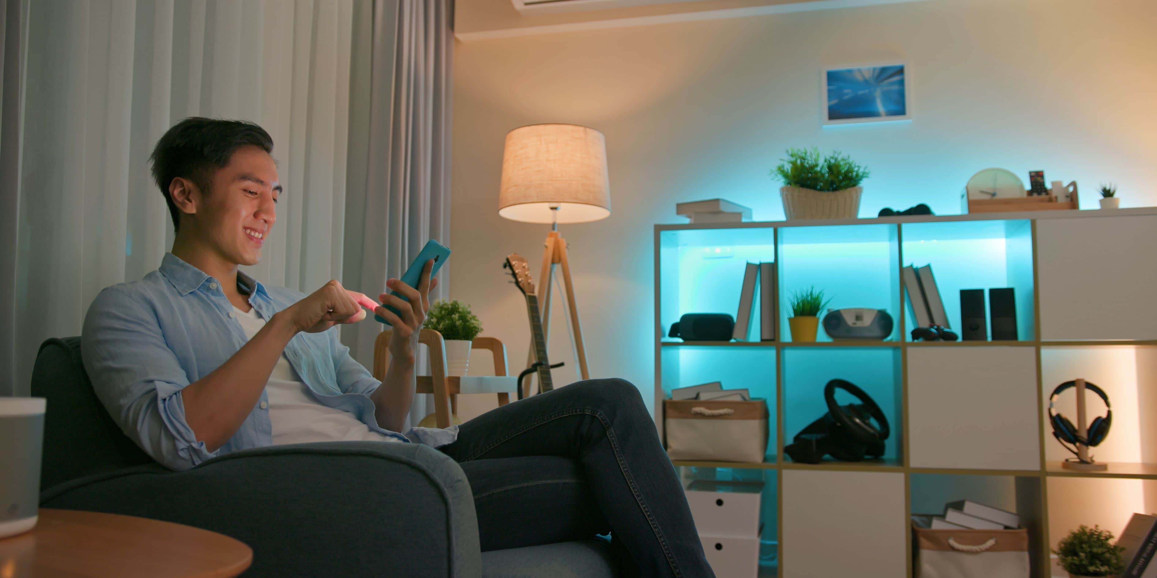 dad with little girl looking at home with solar