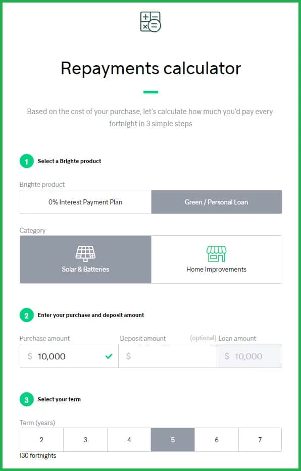 Repayment Calculator