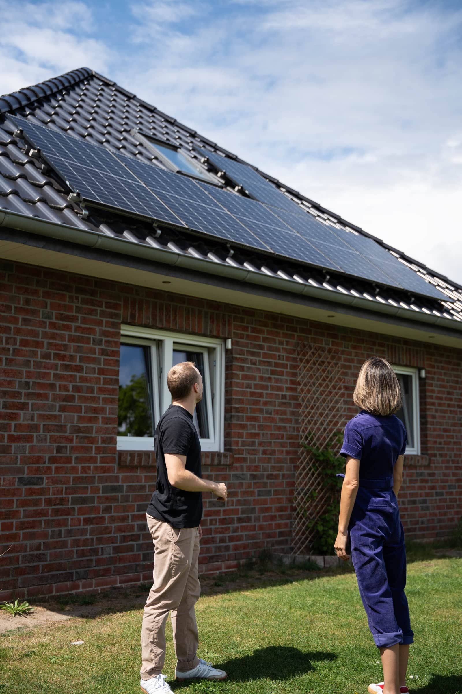 PV-Anlage auf dem Dach von Nils-Hendriks Haus