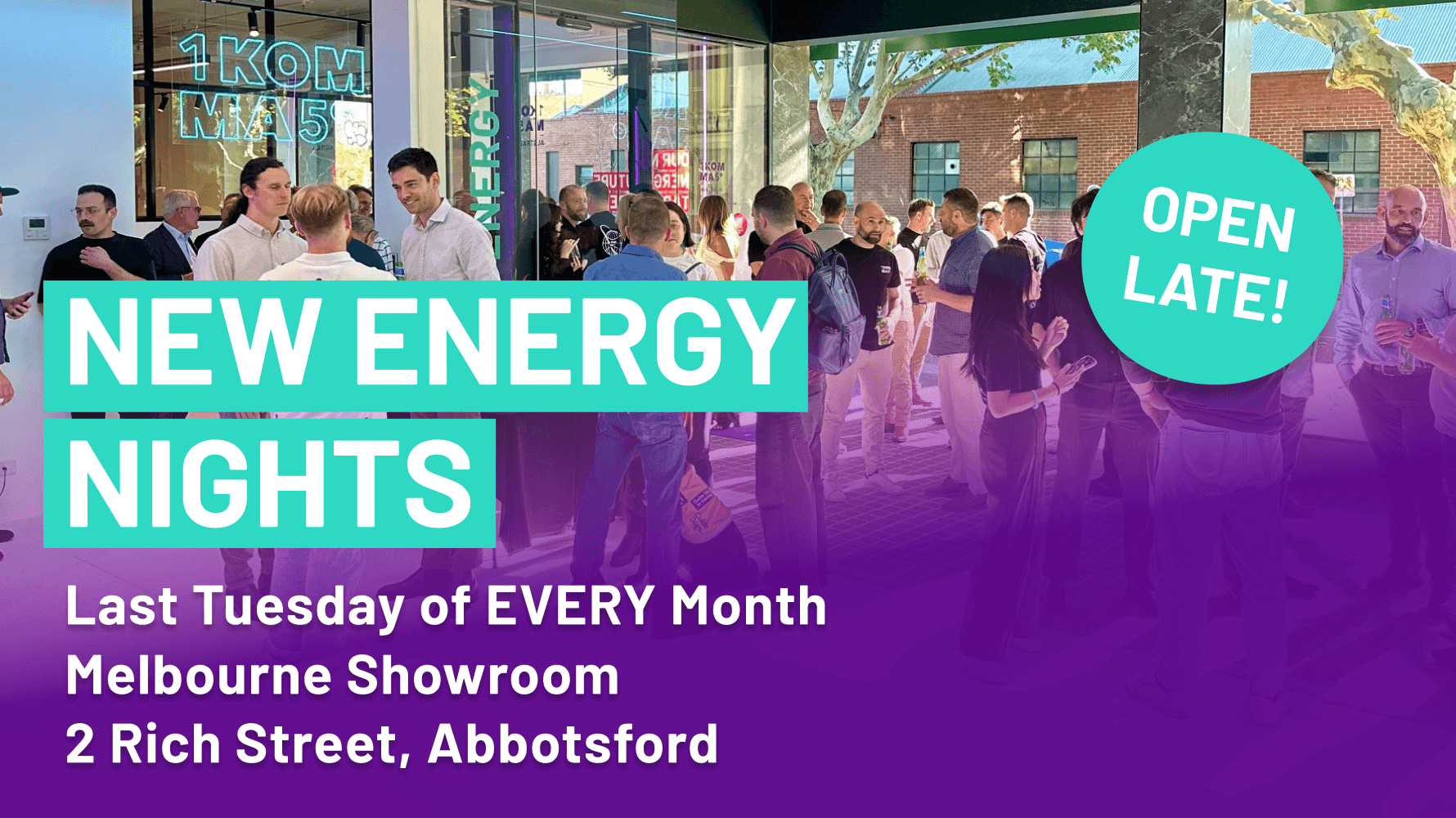 Melbourne Showroom New Energy Nights