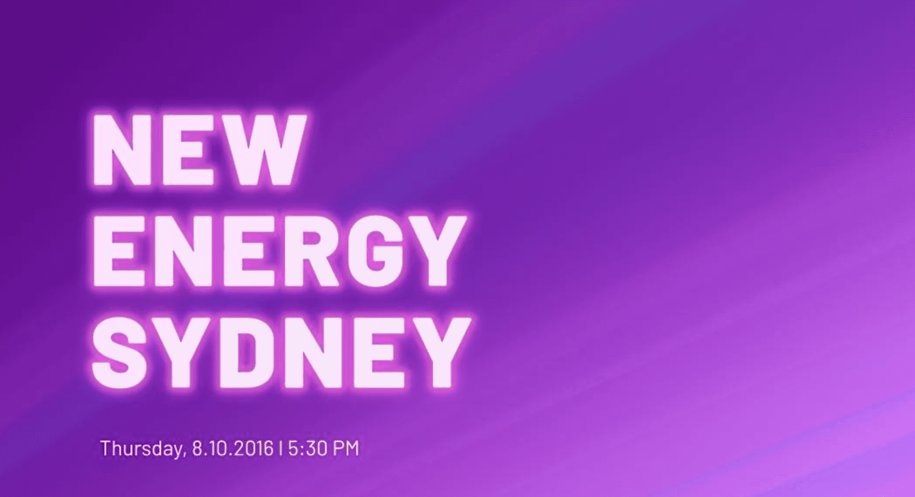 New Energy Sydney