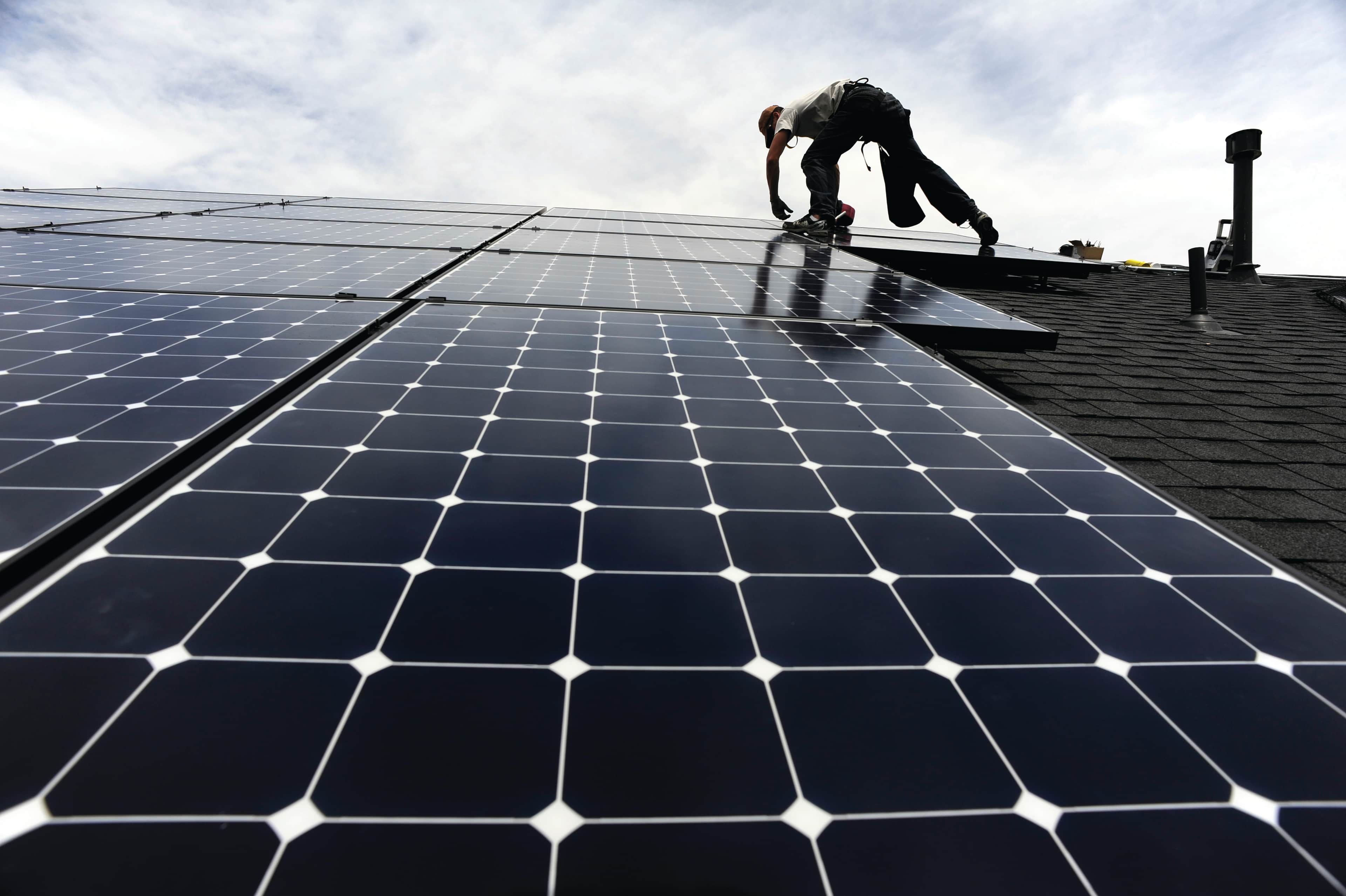 Montage Solaranlage