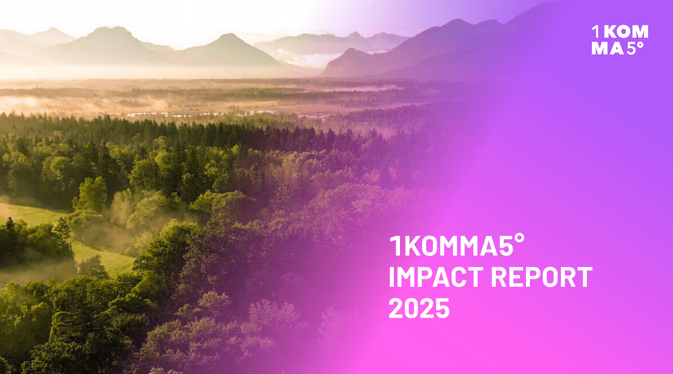 Titel des 1KOMMA5° Impact Reports 2025