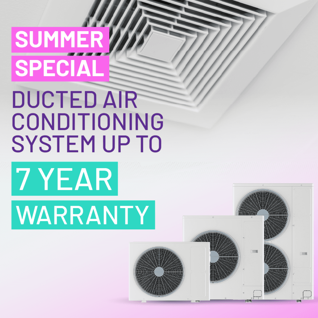 Ducted Air Conditioning System from $35.00 Per Week