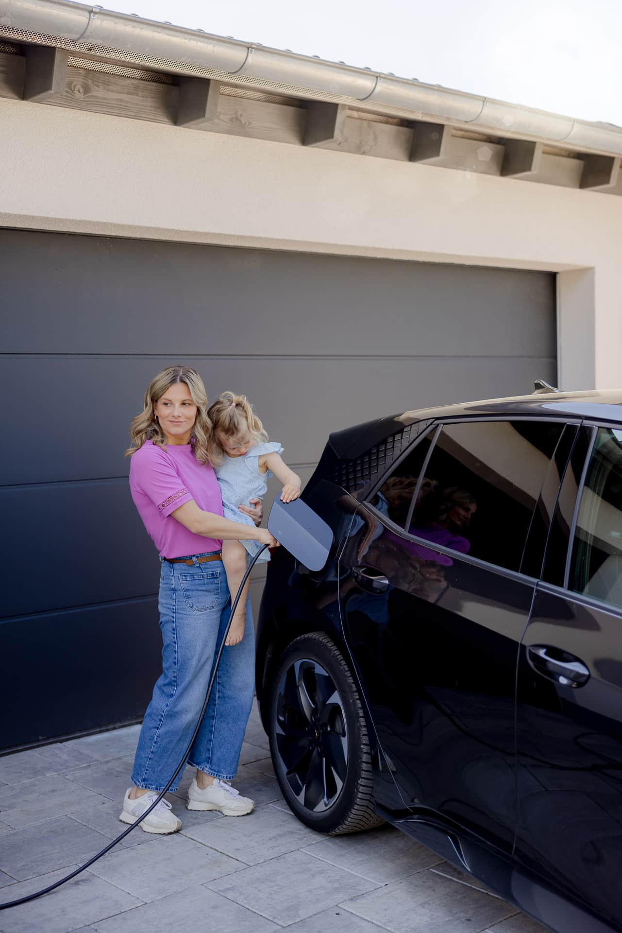Wallbox ladestander i garage