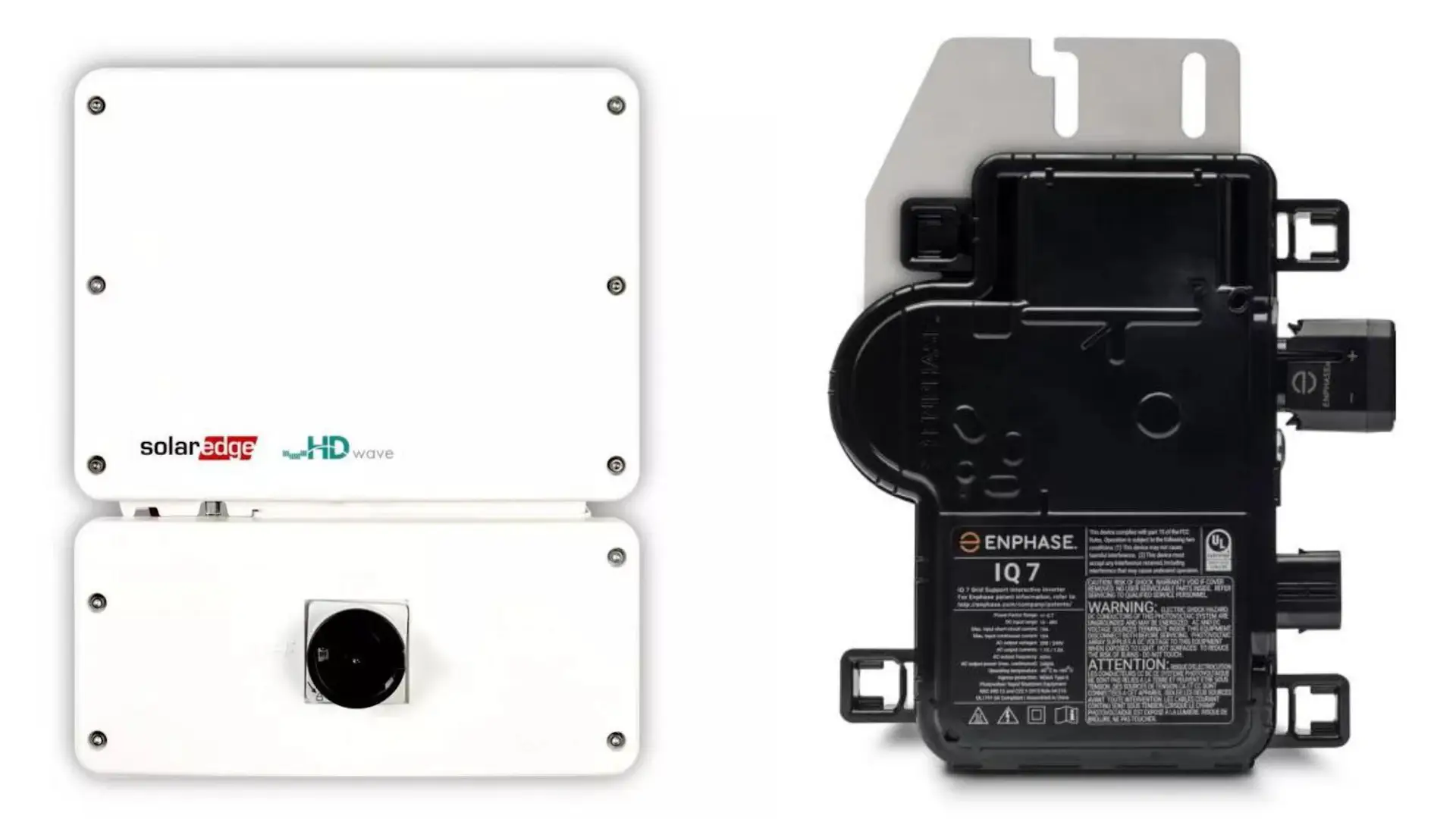 SolarEdge Single-Phase Inverter and Enphase Microinverter