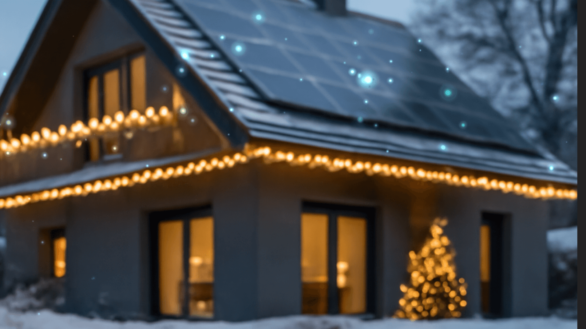 Hvor meget strøm producerer solceller om vinteren