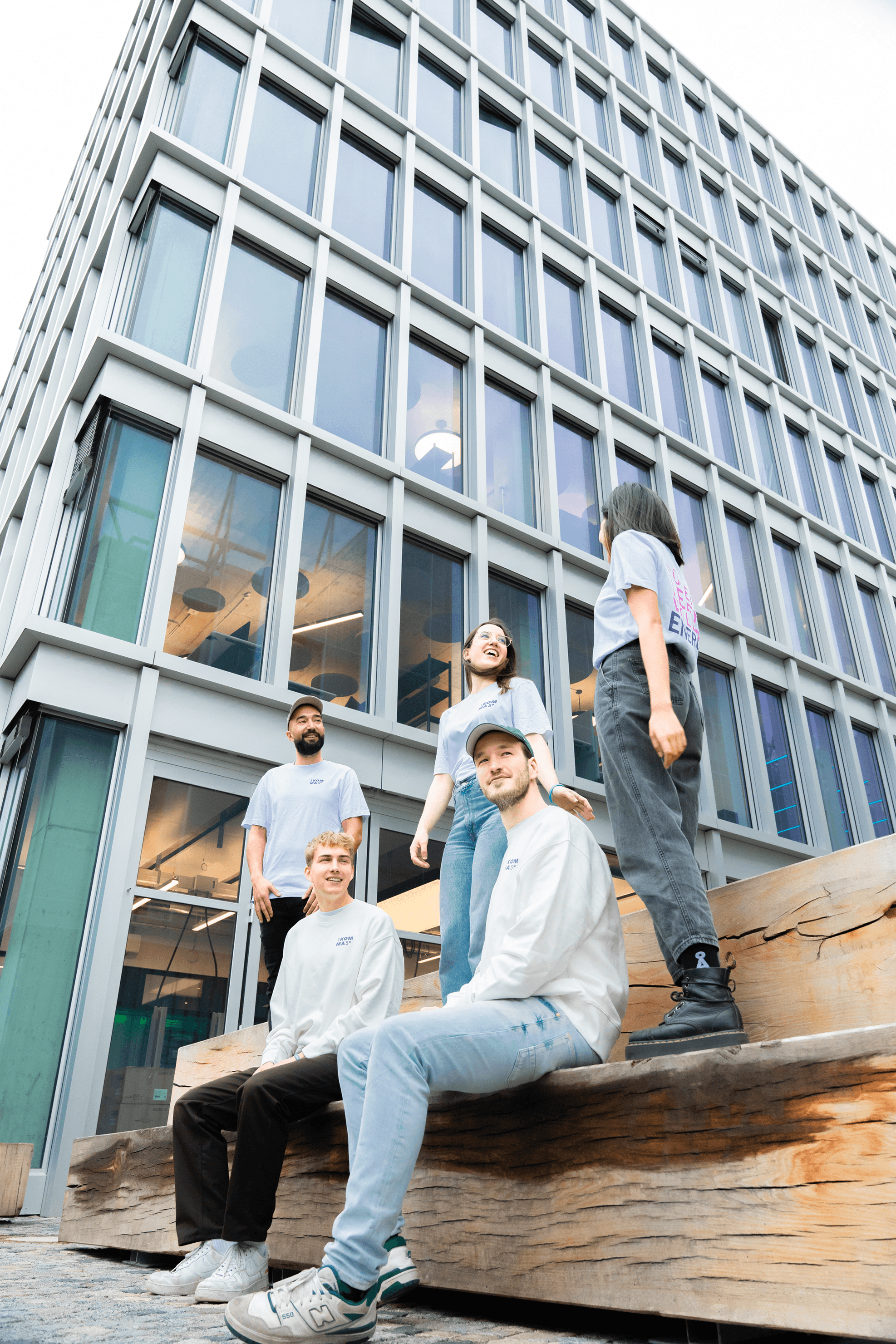 Gruppbild på 1KOMMA5°s personalstyrka