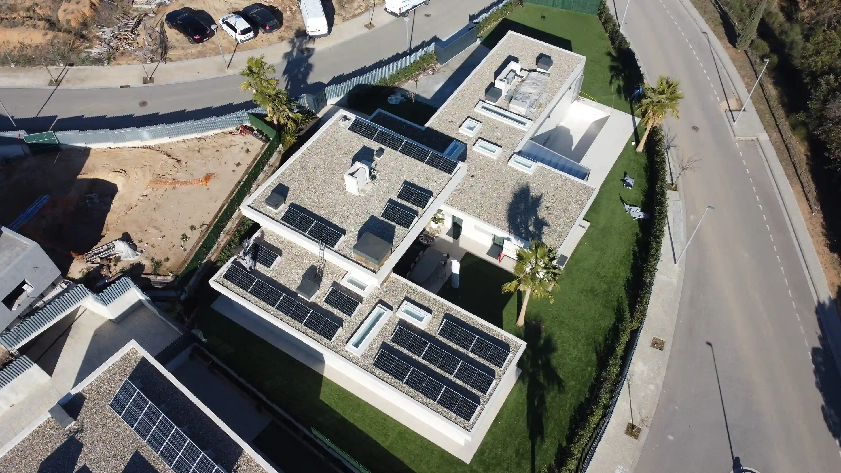 Instalación de placas solares en L' Ametlla del Vallès - Barcelona