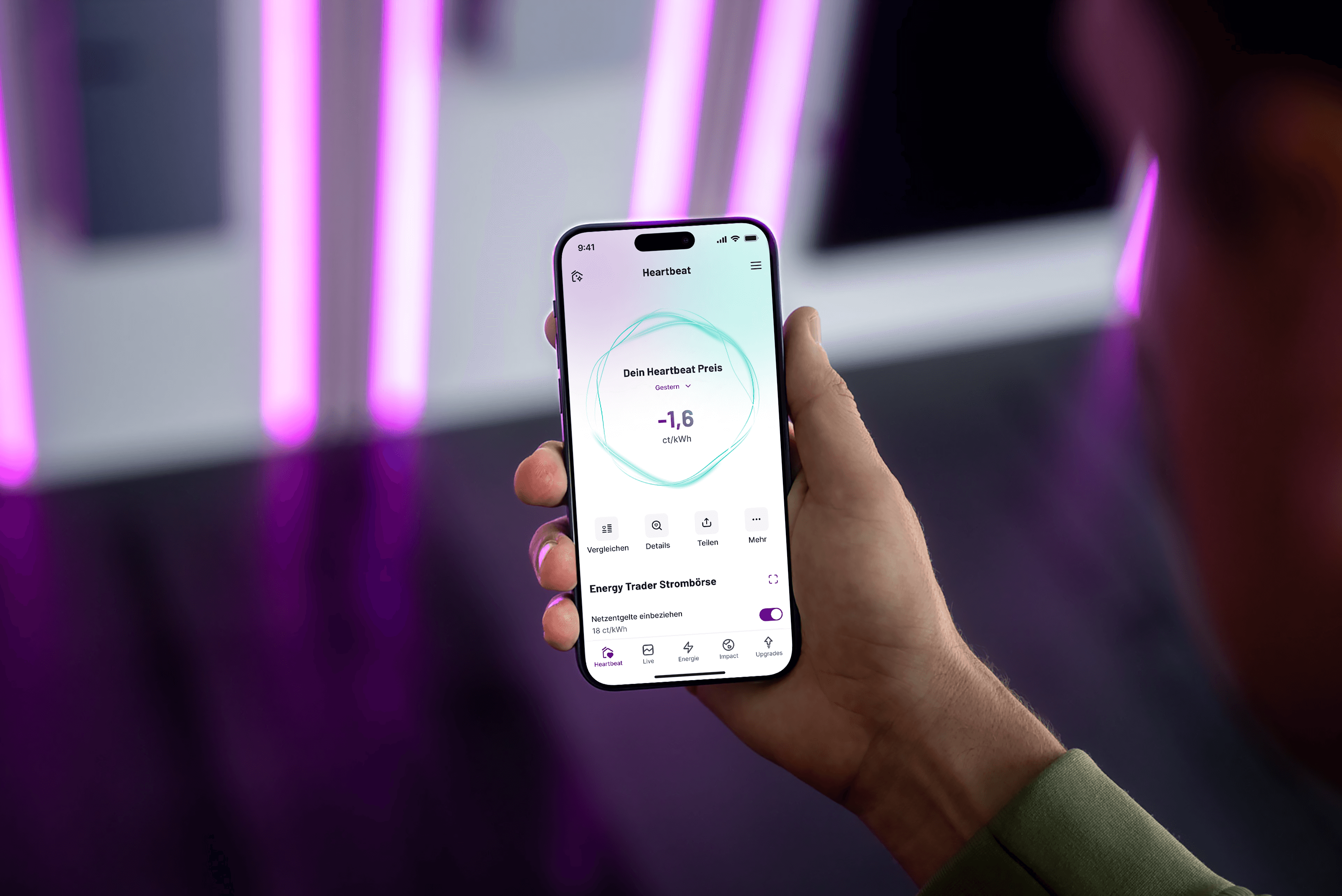 Heartbeat App auf iPad