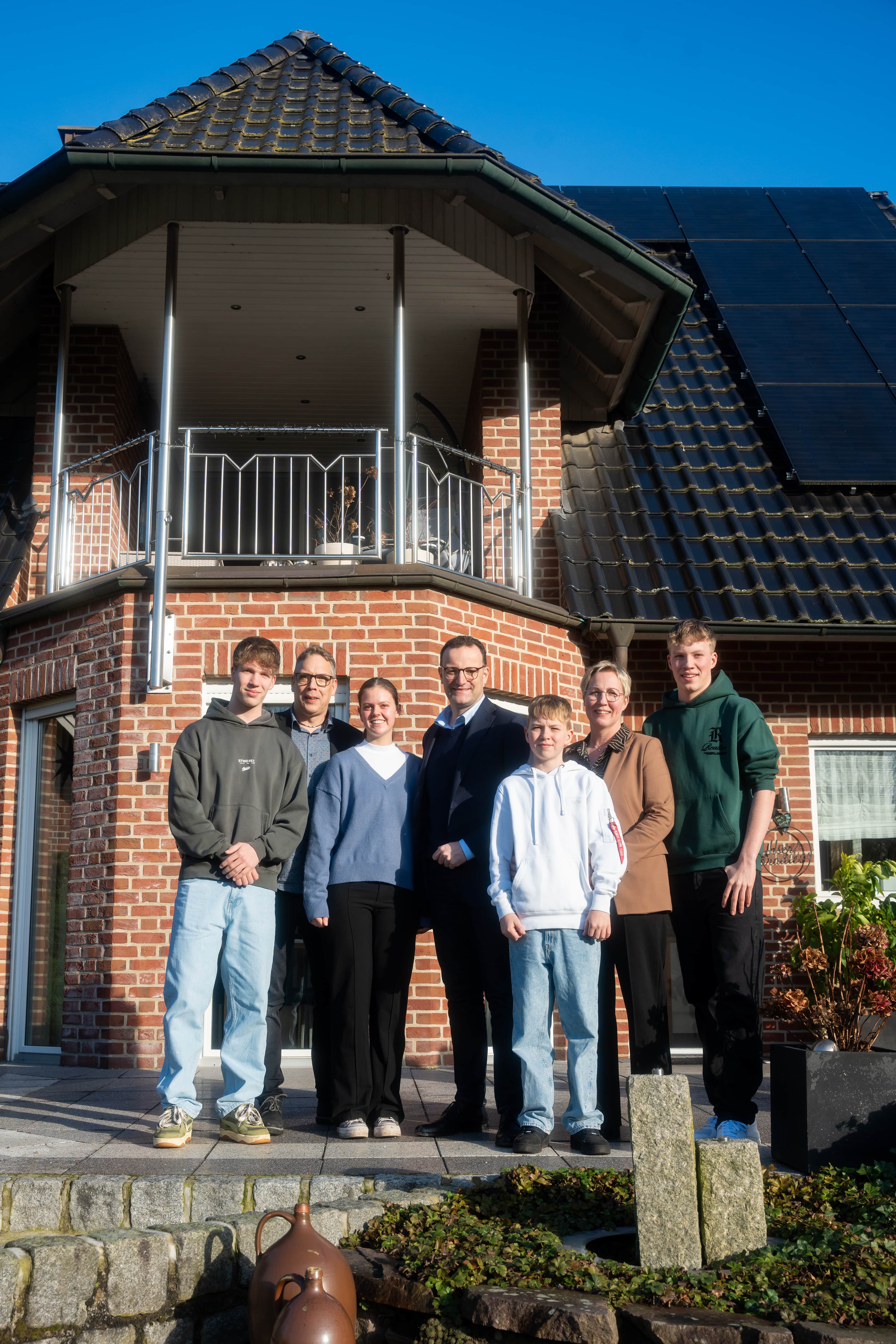 Jens Spahn und Familie Schlak