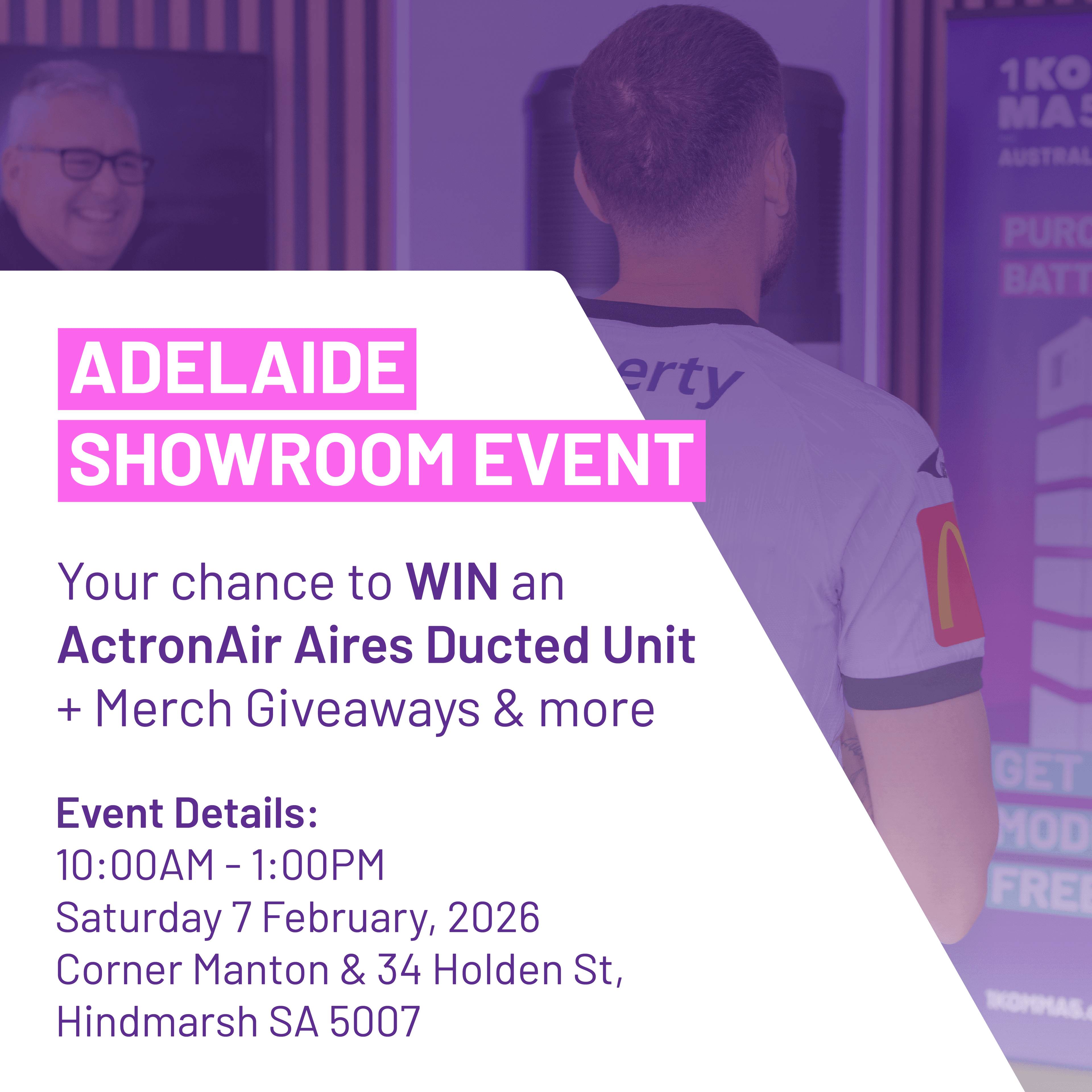 Adelaide Showroom Event 7 February 2026