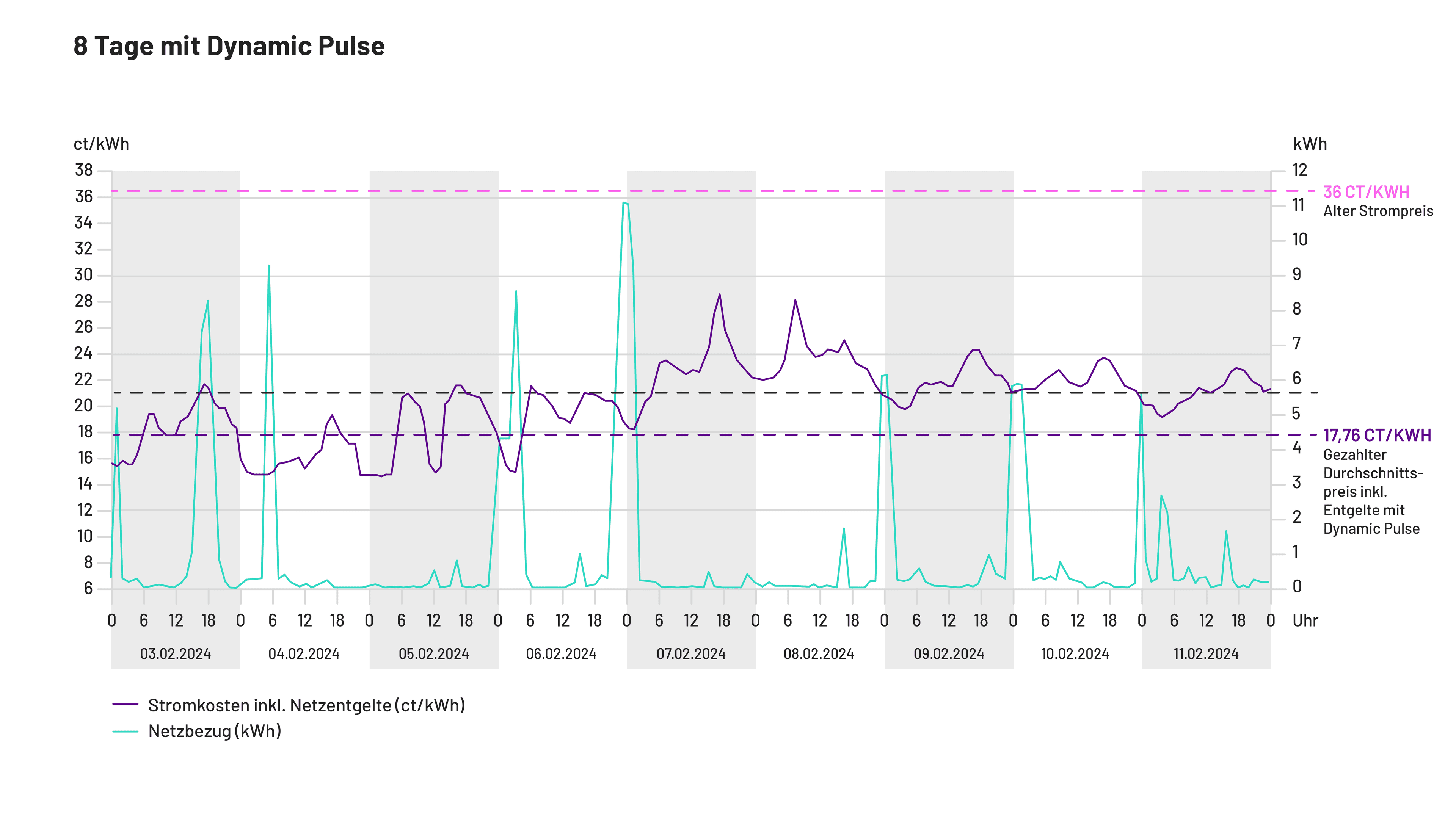 Acht Tage mit dem dynamischen Tarif Dynamic Pulse