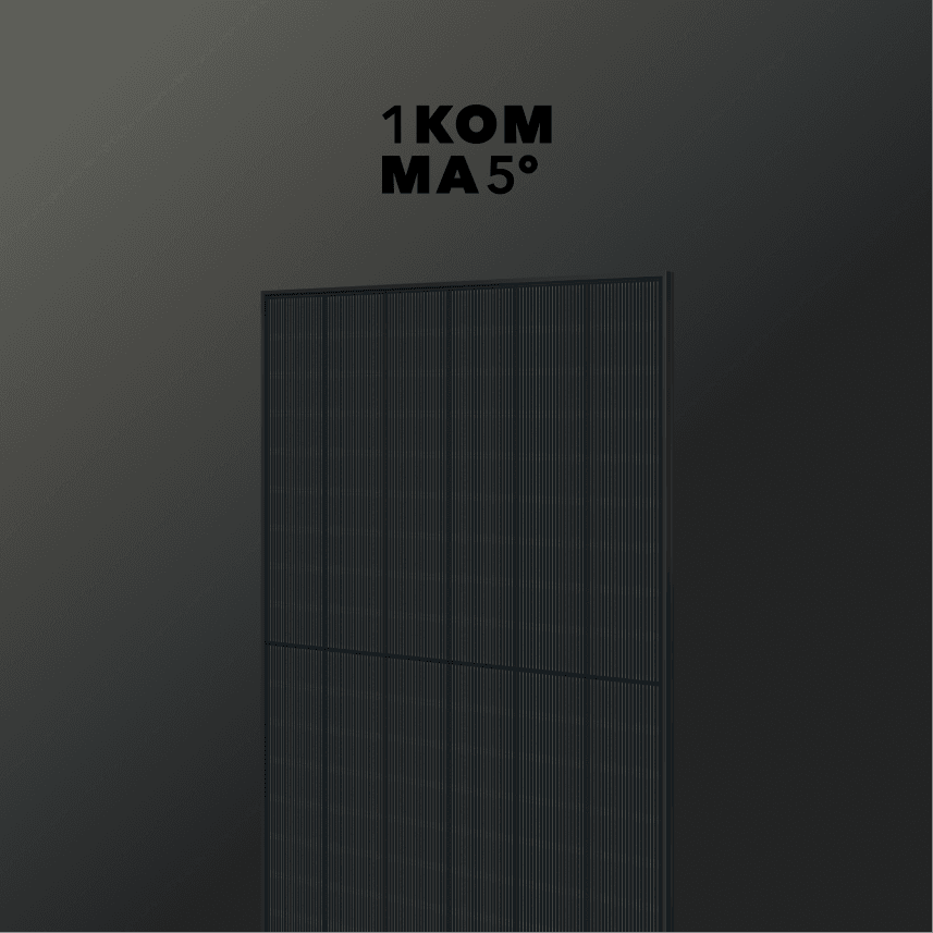 1KOMMA5 full black solcelle