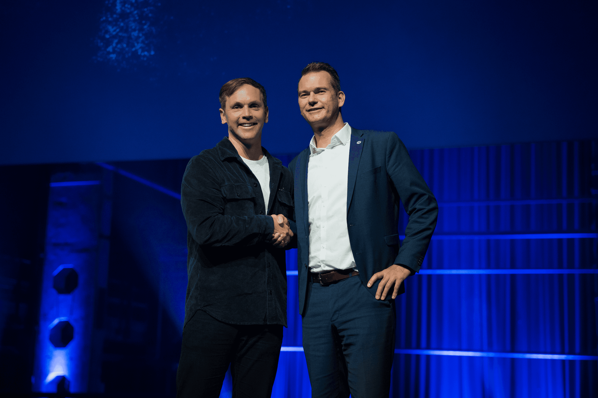 Philipp Schröder und Frank Grewe von der 2G Energy AG
