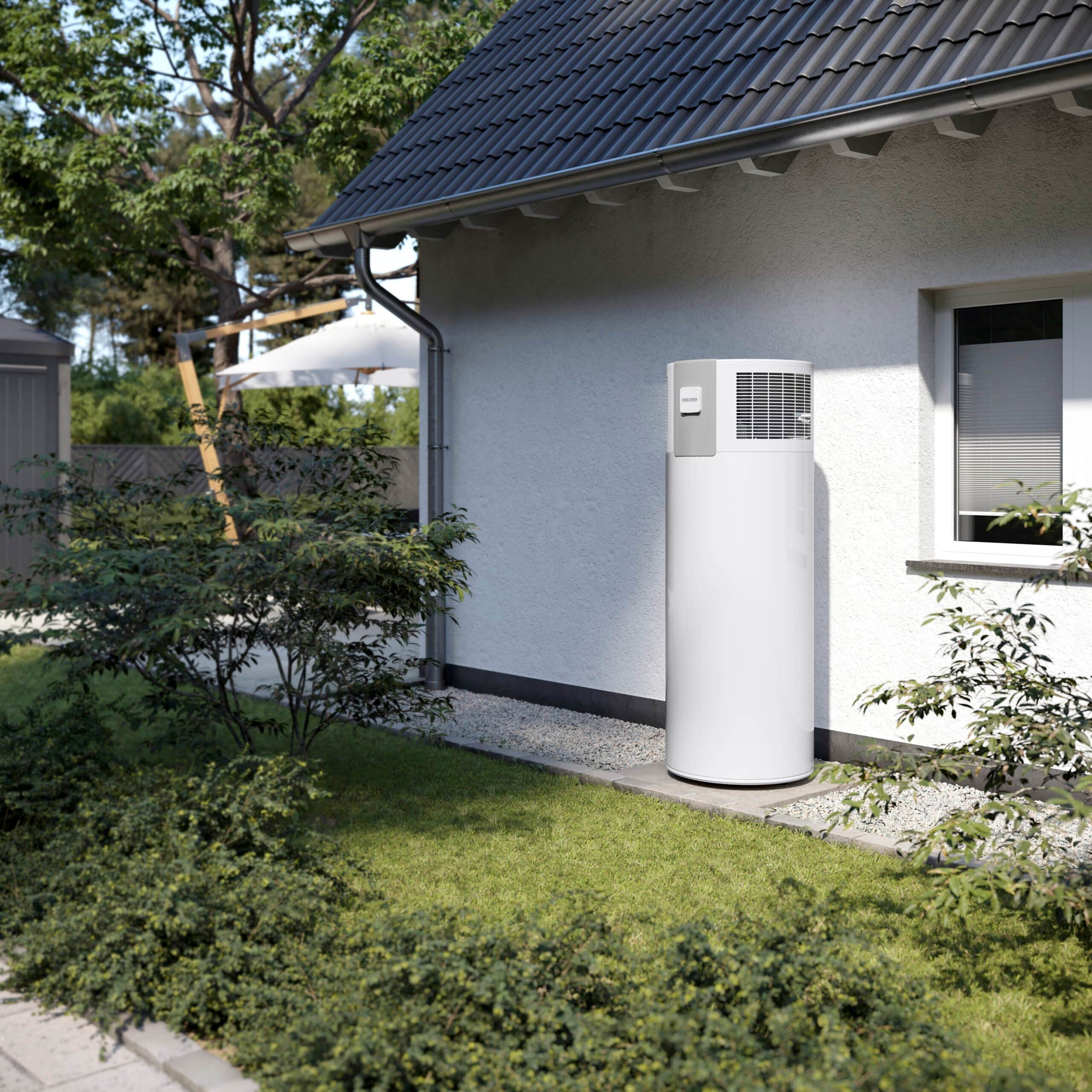 heat pump close up