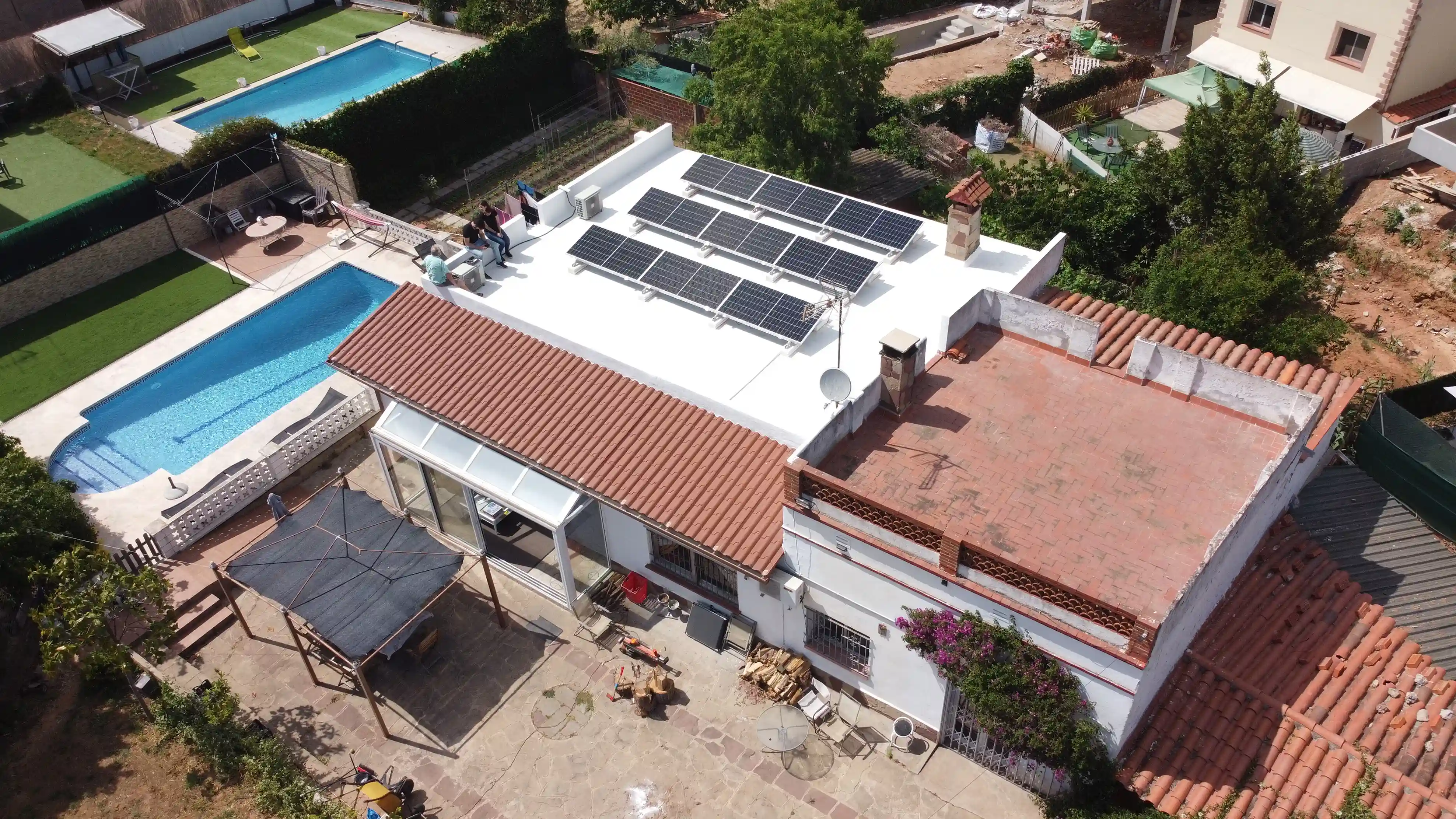 Instalación de placas solares en Barberá del Vallés - Barcelona
