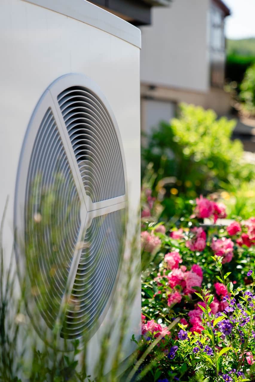Radiator til varmepumpe